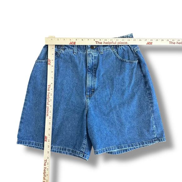 Lee Denim Shorts Men’s 14 M Elastic Waist Relaxed Fit Vintage 90s - Picture 4 of 10